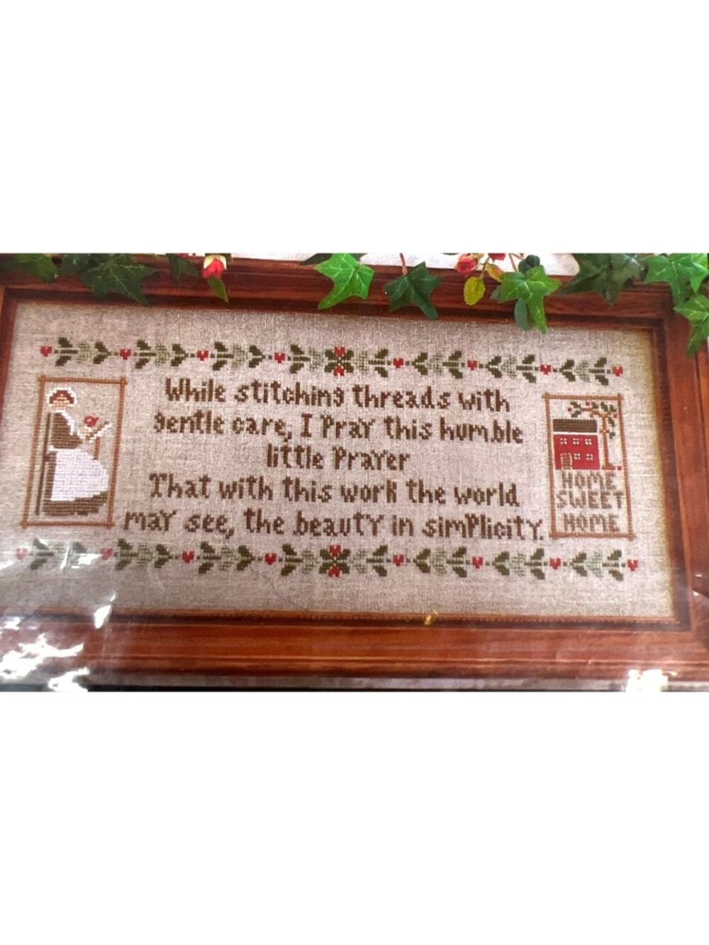 A Stitchers Prayer Cross Stitch Pattern By Little House Needleworks